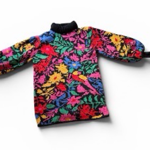 FARM Rio Tropical Garden Long
Sleeve Sweater Dress size Small - Picture 4 of 7